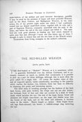 Old Antique Print Red-Billed Weaver Male Quelea Russ' Weaver Russi 1899 19th