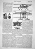 Antique Print 1862 James Howard Bousfield Steam Cultivators Smith Wellstool