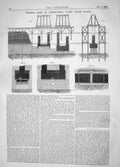 Old Engineering 1862 Invention John Wright Constructing Works Below W Victorian