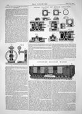 Old Print 1862 Barlow Indicator Beer Valves Steam Engines Canada Railway 19th