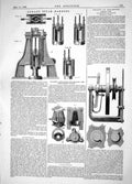 Old Engineering 1862 Rowan Steam Hammers Clarke Heating Water Machine Victorian