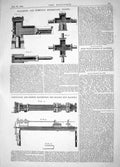 Antique Old Print 1862 Bellhouse Dorning Hydrostatic Presses Cornforth Smith