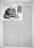 Old Print Engineering 1862 Sandford Mallory Flax Fibre Dressing Machines 19th