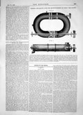 Old Print 1862 Invention Knox Apparatus Manufacture Pulp Paper Machinery 19th