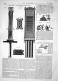 Antique Print 1862 Robert Wilson Hydraulic Presses Standfield Smith Marine 19th