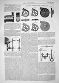 Antique Print 1862 Blackburn Platt Richardson Carding Engines Ransome Corn 19th
