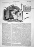 Antique Print Engineering 1862 Peacock Lock Gates Docks Saint Helier Jersey