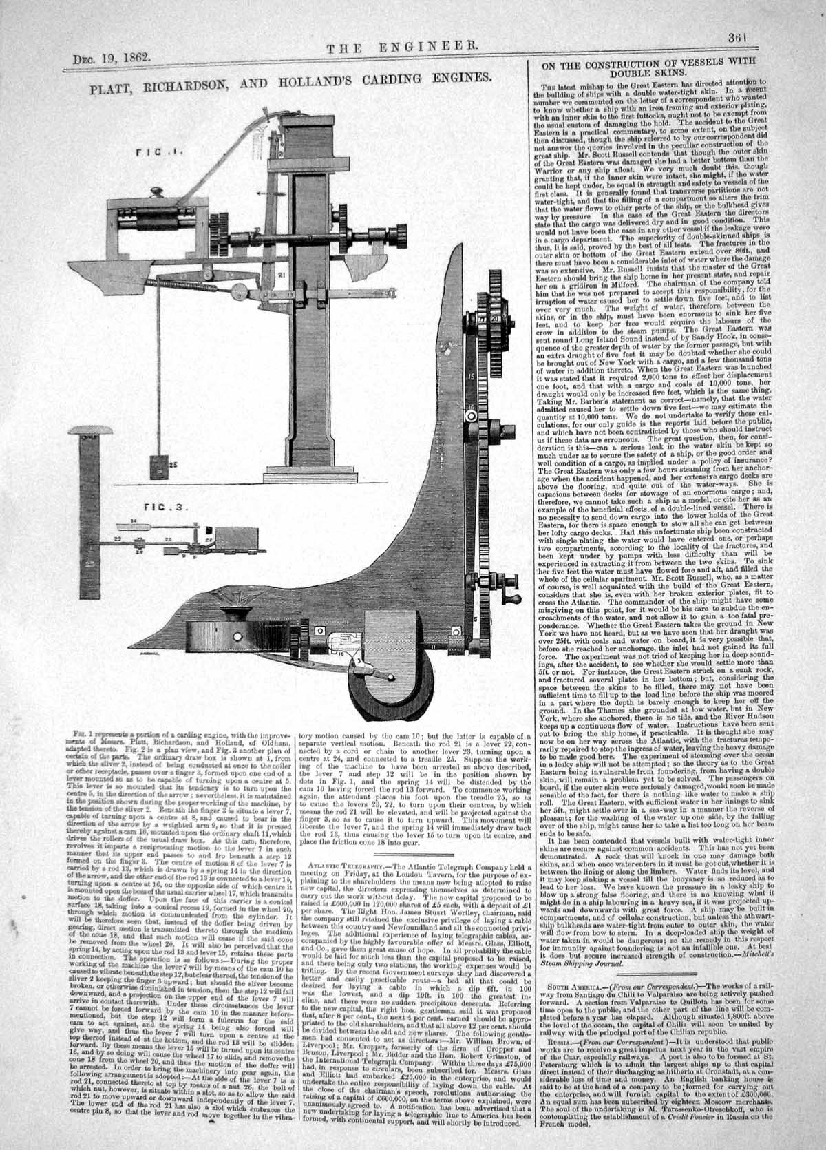 Old Platt Richardson Holland Carding Engines Machinery Engineering 18 19th