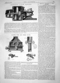 Old Engineering 1863 Edward Humphreys Steam Engines Cooper Pump Valve Victorian