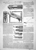 Old Print 1863 Edward Hall Preparing Foreign Grain Grinding Walker Ships 19th