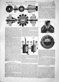 Antique Old Print 1863 Upfill Morton Asbury Wheels Axletrees Pontifex Husband