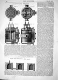 Antique Old Print 1863 Richard Glanville Engines Platt Richardson Brick Kilns