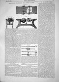 Old Engineering 1863 Invention Thomas Greenwood Machinery Cutting Sta Victorian