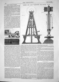 Antique Print Easton Amos Machinery Sawing Wood Shanks Mowing Machines 1863