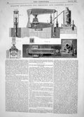 Old Engineering 1863 Wilson Apparatus Pressing Forgin Metals Inventio Victorian