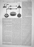 Old Print Engineering 1863 Invention Jacobs Mode Cleaning Casks Apparatus 19th