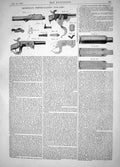 Old Engineering 1863 Bousfield Breech-Loading Fire-Arms Clark Ordnanc Victorian