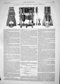 Old Engineering 1863 Invention Jackson Watkins Steam Engines Machiner Victorian