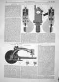 Antique Print 1863 Tangye Portable Hydraulic Punching Machines Smith Sewing