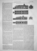 Antique Old Print Engineering 1863 Invention Joseph Musgrave Steam Boilers 19th