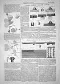 Antique Print 1863 Clarke Fastening Rails Railways Mylrea Fire-Bars Furnace