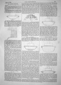 Antique Old Print 1863 American Monitors Ships Mccarther Sawing Cutting Wood