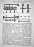 Old Engineering 1863 Invention Law Inglis Moulds Casting Instruments Victorian