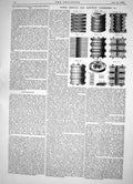 Old Antique Print Engineering 1864 Richard Vose Springs Railway Carriages 19th