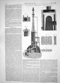 Old Engineering 1864 Francis Alton Calvert Engines Boilers Machinery Victorian