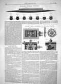 Old Print 1864 Winan Steam Vessels Barrett Exall Andrewes Barrett Valves 19th