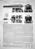 Antique Old Print Engineering 1864 Broadhead Murdoch Breech-Loading Ordnance
