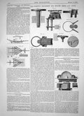 Antique Old Print 1864 Jackson Machinery Haseltine Harrowing Calvert Fibrous