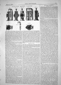 Old Print Engineering 1864 William Naylor Safety Valves Dalston Machinery 19th