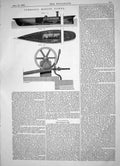 Old Engineering 1864 Johnson Motive Power Machinery Lincoln'S-In-Fiel Victorian