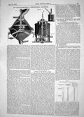 Antique Old Print Engineering 1864 De Fontainemoreau Centrifugal Machinery 19th