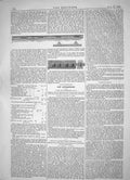 Antique Old Print 1864 Permanent Way Elasticity Rails Rolling Stock Railways