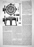 Old Craven Fox Punching Shearing Burnishing Machines Engineering 1864 Victorian