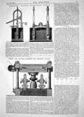 Old 1864 William Hawkins Safety Hydraulic Pumps Fernie Taylor Machine Victorian