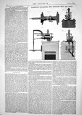 Old Print 1864 Harrison Machinery Puddling Iron Steel Moon Surface Rosse 19th