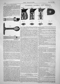 Antique Old Print 1864 Astbury Forge Hammers Livingstone Feathering Propeller