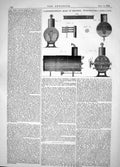 Old Engineering 1864 Vanderfeesten Mode Heating Evaporating Distillin Victorian