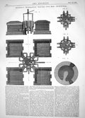 Old Engineering 1864 Wilson Hydraulic Valves Gas Purifiers Machinery Victorian