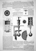 Old 1864 Self Acting Alarm Indicators Oakley Steam Boilers Generators Victorian