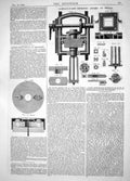Old Engineering 1864 Gedge Millstones Barraclough Improved Augers Dri Victorian