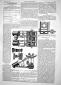 Old Engineering 1864 Expansive Marine Engines Taper Turning Machinery Victorian