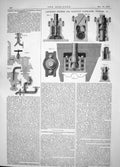 Antique Print 1864 Parod Steam Generator Lindner Springs Railway Carriages 19th