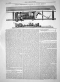 Old Engineering 1865 John Nisbet Improvements Cutting Minerals Machin Victorian