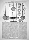 Old 1865 Taylor Dow Improvements Working Valves Steam Engines Machine Victorian