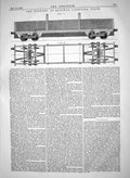 Old Print Engineering 1865 Economy Railway Carrying Stock Train Machinery 19th