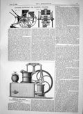 Antique Print 1865 Spencer Machinery Planting Potatoes Domestic Prime Mover